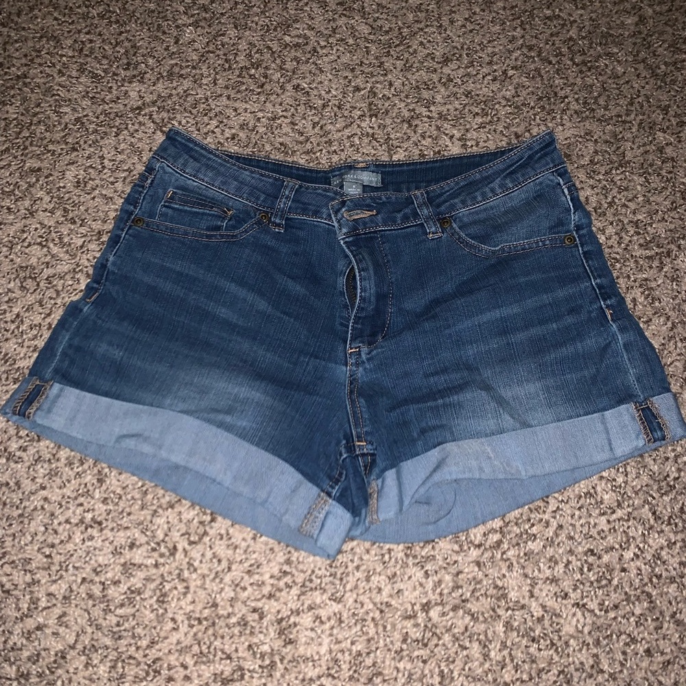 Denim shorts